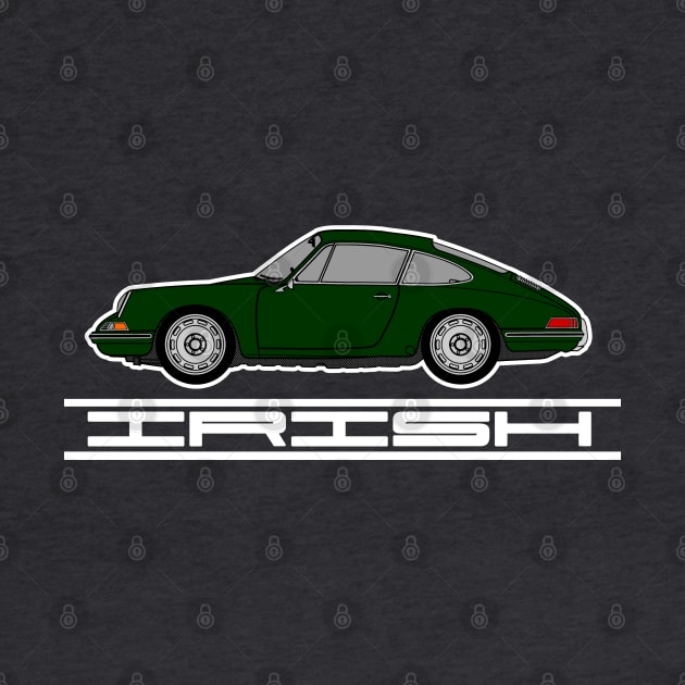 Irish (Green) Pride T-Shirt - Porsche 911 by NeuLivery